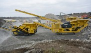 Keestrack Jaw crusher B3 and K3 screen in quarry